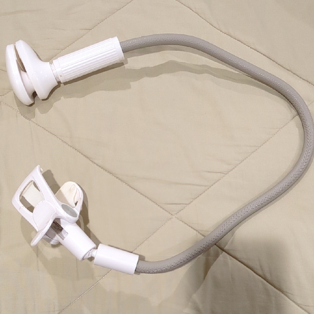 Flexible White and Gray Phone Holder